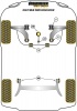 Front Wishbone Front Bush - Diagr. REF: 1