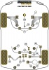 Front Wishbone Front Bush - Diagr. REF: 1