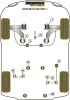 Front Wishbone Front Bush - Diagr. REF: 1