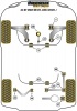 Front Wishbone Front Bush - Diagr. REF: 1