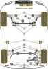 Front Wishbone Front Bush - Diagr. REF: 1