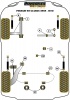 Front Wishbone Inner Bush - Diagr. REF: 1