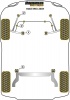 Front Wishbone Inner Bush - Diagr. REF: 1