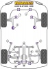 Front Wishbone Rear Bush - Diagr. REF: 2