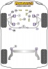 Front Wishbone Rear Bush - Diagr. REF: 2