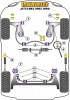 Front Wishbone Rear Bush - Diagr. REF: 2