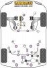 Front Wishbone Rear Bush  - Diagr. REF: 2