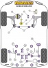 Front Wishbone Rear Bush  - Diagr. REF: 2