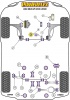 Front Wishbone Rear Bush  - Diagr. REF: 2