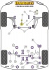 Front Wishbone Rear Bush  - Diagr. REF: 2