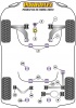 Front Wishbone Rear Bush  - Diagr. REF: 2