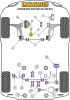 Front Wishbone Rear Bush  - Diagr. REF: 2