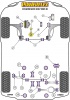 Front Wishbone Rear Bush  - Diagr. REF: 2