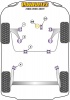 Front Wishbone Rear Bush - Diagr. REF: 2