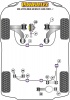 Front Wishbone Rear Bush - Diagr. REF: 2