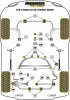 Front Wishbone Rear Bush - Diagr. REF: 1