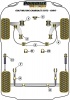 Front Wishbone Rear Bush - Diagr. REF: 2