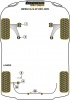 Front Wishbone Rear Bush Anti-Lift and Caster Adjust - Diagr. REF: 2