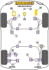 Front Wishbone Rear Bush Anti-Lift and Caster Offset  - Diagr. REF: 2