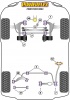 Front Wishbone Rear Bush Anti-Lift and Caster Offset  - Diagr. REF: 2