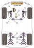 Front Wishbone Rear Bush Anti-Lift and Caster Offset - Diagr. REF: 2