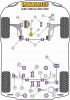 Front Wishbone Rear Bush Anti-Lift and Caster Offset - Diagr. REF: 2