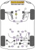 Front Wishbone Rear Bush Anti-Lift and Caster Offset - Diagr. REF: 2