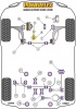 Front Wishbone Rear Bush Anti-Lift and Caster Offset - Diagr. REF: 2