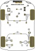 Front Wishbone Rear Bush Anti-Lift and Caster Offset  - Diagr. REF: 2