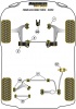 Front Wishbone Rear Bush Anti-Lift and Caster Offset  - Diagr. REF: 2