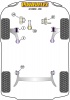 Front Wishbone Rear Bush, Caster Adjustable - Diagr. REF: 2