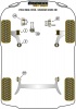 Front Wishbone Rear Bush, Caster Adjustable - Diagr. REF: 2