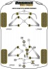 Gear Cable Rear Bush Kit - Diagr. REF: 40