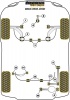 Lower Engine Mount Small Bush - Diagr. REF: 5