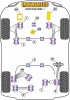 Lower Torque Mount Bracket and Bush, Fast Road/Track - Diagr. REF: 20