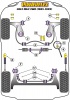 Power Steering Rack Mount - Diagr. REF: 9