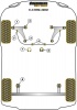 Rear Axle Mounting Bush - Diagr. REF: 8