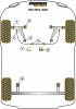 Rear Axle Mounting Bush - Diagr. REF: 8