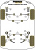 Rear Beam Mounting Bush - Diagr. REF: 4