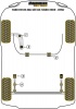 Rear Beam Mounting Bush - Diagr. REF: 4