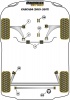 Rear Beam Mounting Bush - Diagr. REF: 10