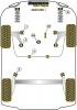 Rear Beam Mounting Bush - Diagr. REF: 4