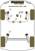 Rear Beam Mounting Bush - Diagr. REF: 4