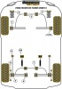 Rear Inner Wishbone Bush - Diagr. REF: 6