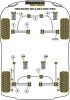 Rear Inner Wishbone Bush - Diagr. REF: 6