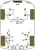 Rear Subframe Front Bush - Diagr. REF: 21