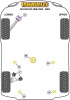 Rear Subframe Mounting Bush - Diagr. REF: 9