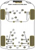 Rear Subframe Mounting Bush - Diagr. REF: 9