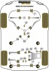 Rear Subframe Mounting Bush - Diagr. REF: 20