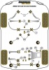 Rear Subframe Mounting Bush - Diagr. REF: 20